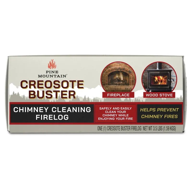 Creosote Buster Fire Log 1.5 Hr 1 Pk 3.5 Lb