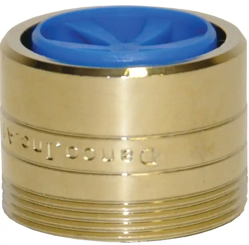 Dual Thread 15/16 In.- 27m X 55/64 In.-27f Polished Brass Faucet Aerator