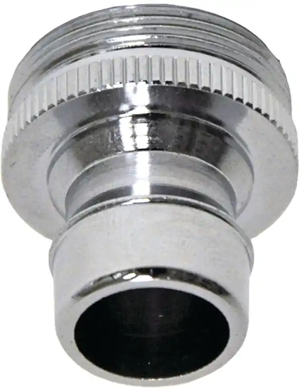 Dual Thread 15/16 In.-27 Or 55/64 In. Chrome Dishwasher Adapter