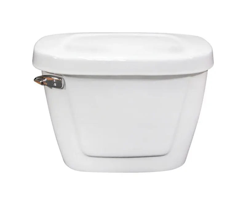 Jazmin White Vitreous China 1.28 Gpf Toilet Tank With Chrome Lever