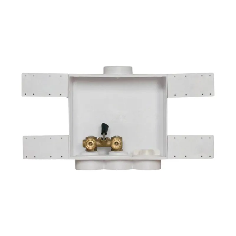 Quadtro Copper Sweat Washing Machine Outlet Box, 2 In.
