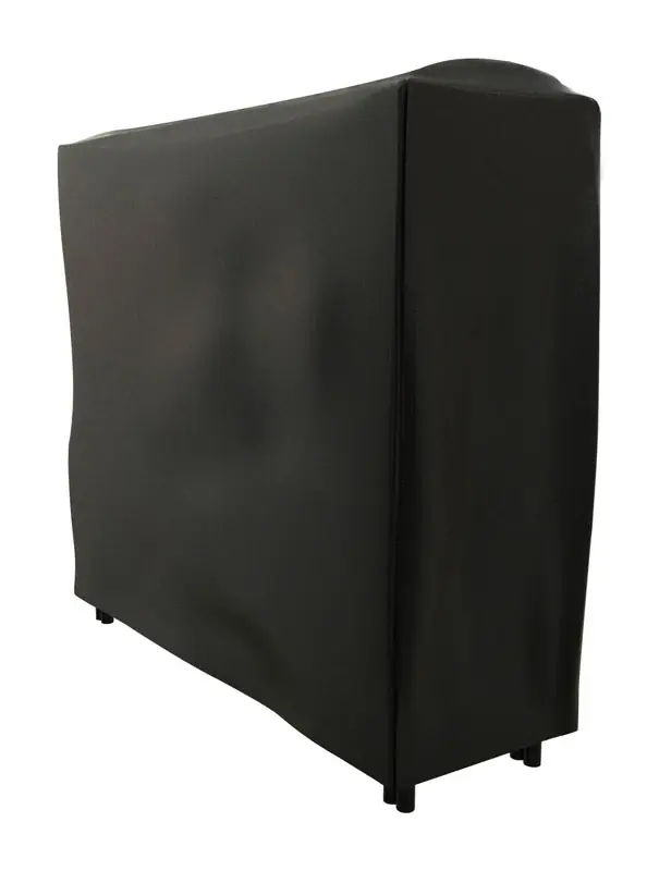 Fireplace Rack Cover, Black Vinyl, 4 Ft.