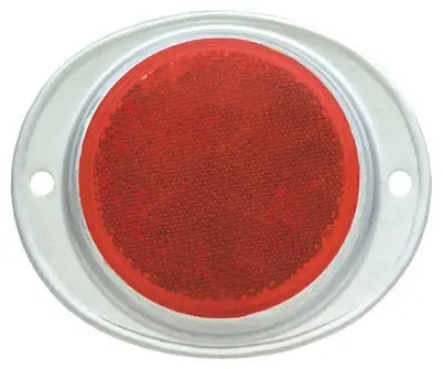 Trailer Reflector, Red, 3 In.