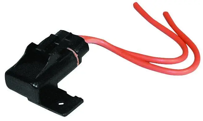 08231 30 Amp Ato/atc Fuse Holder With Rubber Seal And Mounting Tab