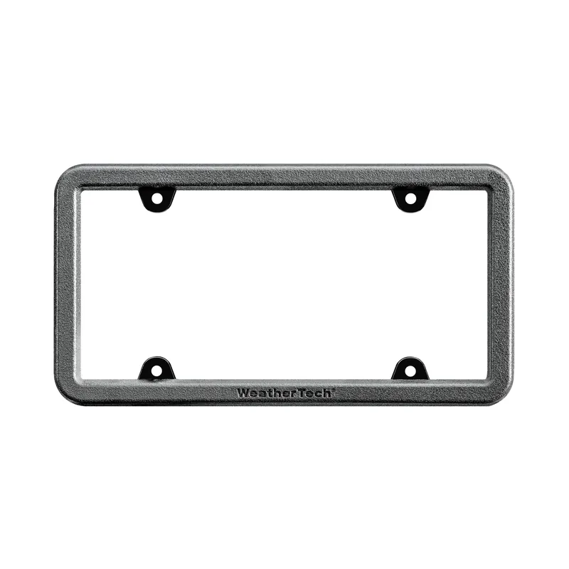 Black Polycarbonate License Plate Bumper Frame 8 X 13.5 In.