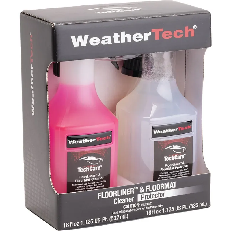 Techcare Floor Mat Cleaner/protector Kit Spray 18 Oz