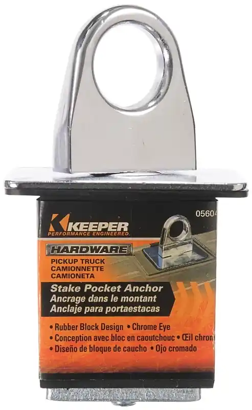 Anchor Point Chrome Eye With Expandable Rubber Block