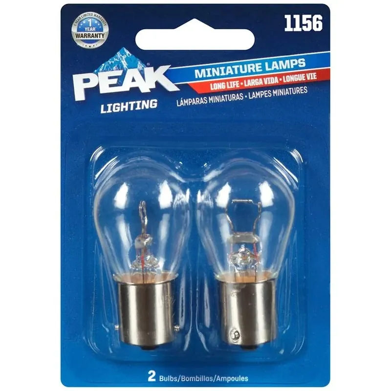 Peak Incandescent Parking/stop/tail/turn Miniature Automotive Bulb 1156