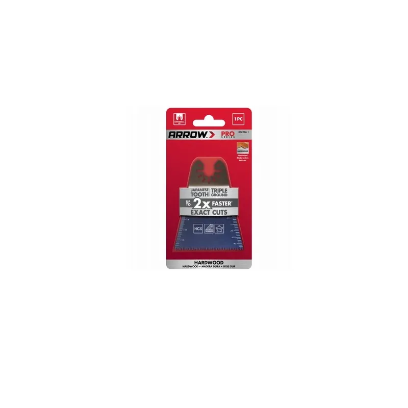 Japanese Tooth Hardwood Oscillating Tool Blade, 2-11/16-in.