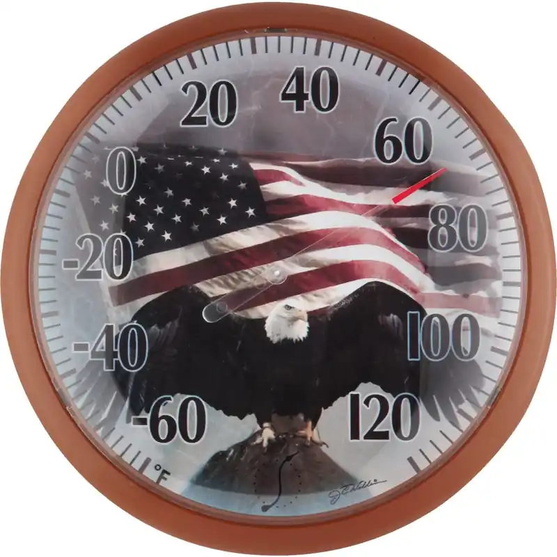 Bald Eagle Outdoor Thermometer, 13-in.