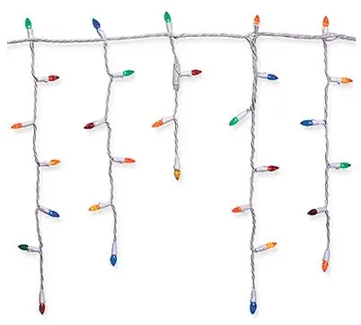 Led Icicle Lights, Multi-color, 105-ct.