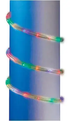 Christmas Rope Light, Multi-color Led, 9-ft.
