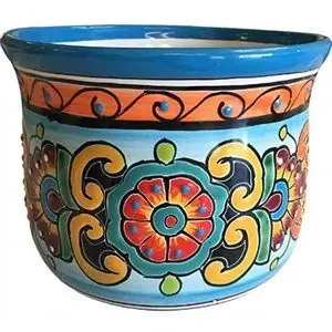 230820 5 In. Talavera Hand Painted Planter, Pack Of 4