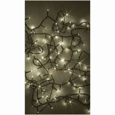 String 300-light Set, Micro Twinkling Warm White, 49.8‘ Length