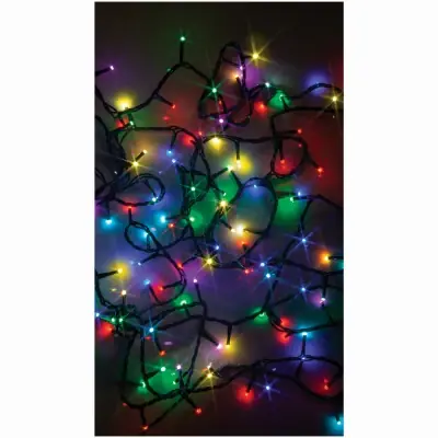 String 300-light Set, Micro Twinkling Multi-color, 49.8‘ Lighted Length