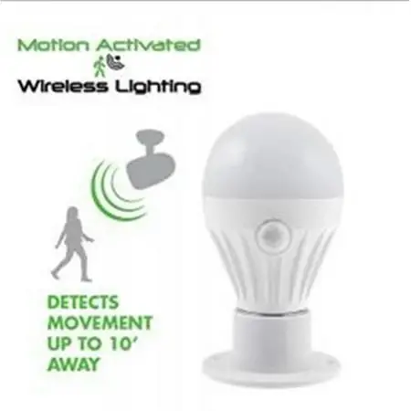 Led Porta Bulb, Motion-sensor Activated