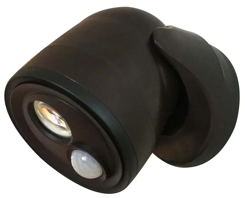 Motion Sensor Cob Security Led Floodlight, Bronze, 400 Lumens, Battery Operated