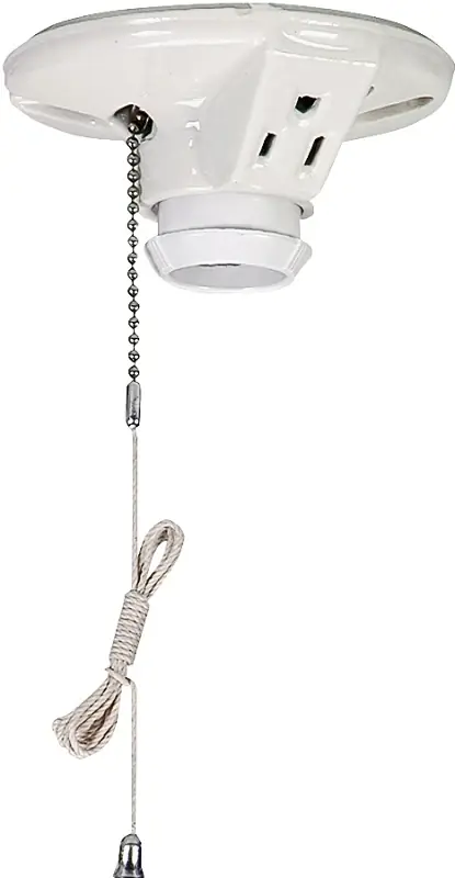 667-sp-l Medium Base Lamp Holder, 250 V, 660 W, Porcelain, White