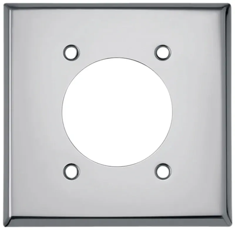 68-box 2-gang Metal Wallplate For Range And Dryer Receptacles