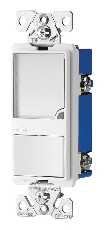 7738w-k-l Dimmable Led Nightlight And Switch Combination - White