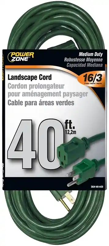 Or880628 40-foot 16/3 Outdoor Extension Cord - Green