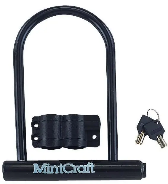 Hd-rup002 Heavy-duty Pvc Shackle U-lock - High Security, Pry Resistant