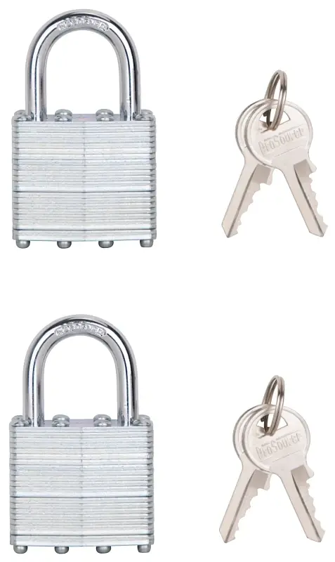Hd00012-d-3l 1-1/2 Inch Laminated Steel Padlock Set