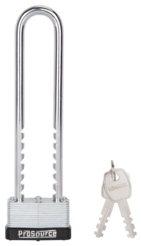 Hd-520d-3l Steel Warded Padlock With Bumper And Ratcheting Action