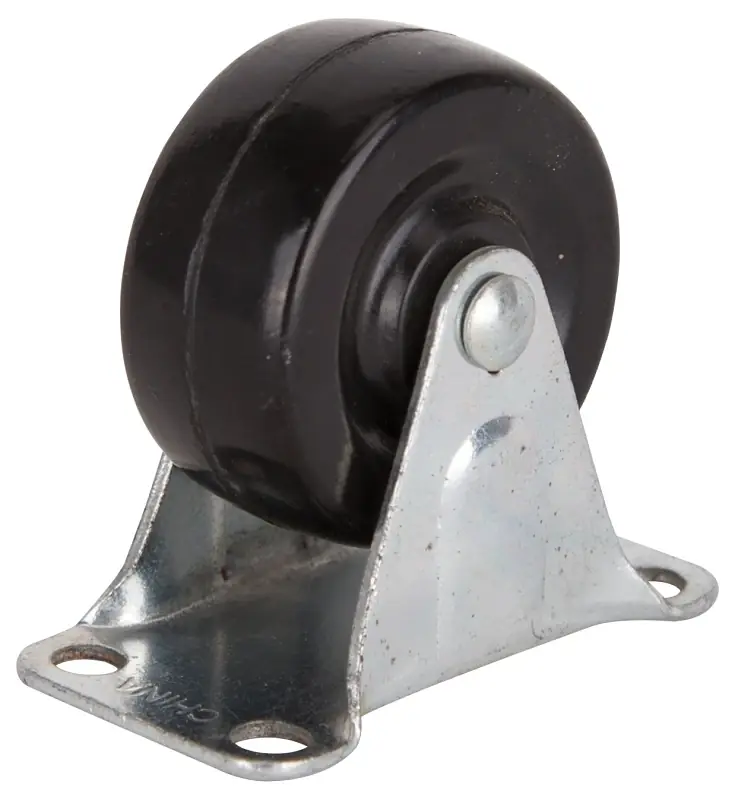 Jc-h01 Heavy Duty Rigid Caster, 2 Inch Diameter, 125 Lbs Capacity
