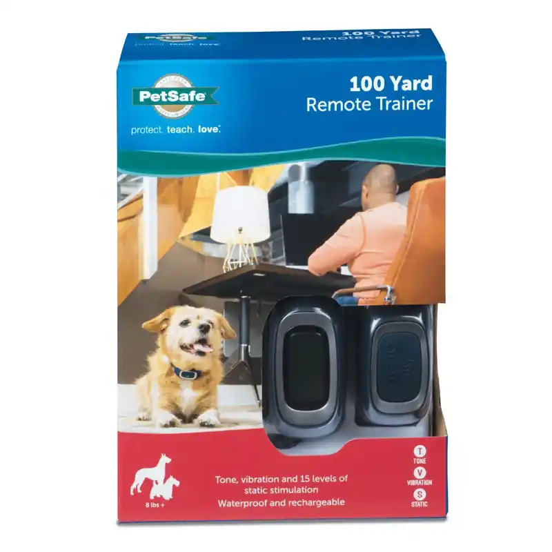 Dog Training Collar System, Remote-controlled, 100-yd.