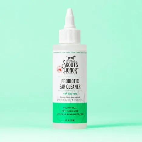 Probiotic Ear Cleaner For Dogs And Pets, 4 Fluid Ounces