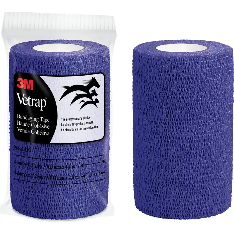 Vetrap Horse Bandaging Tape, Purple, 4-in. X 5-yds.