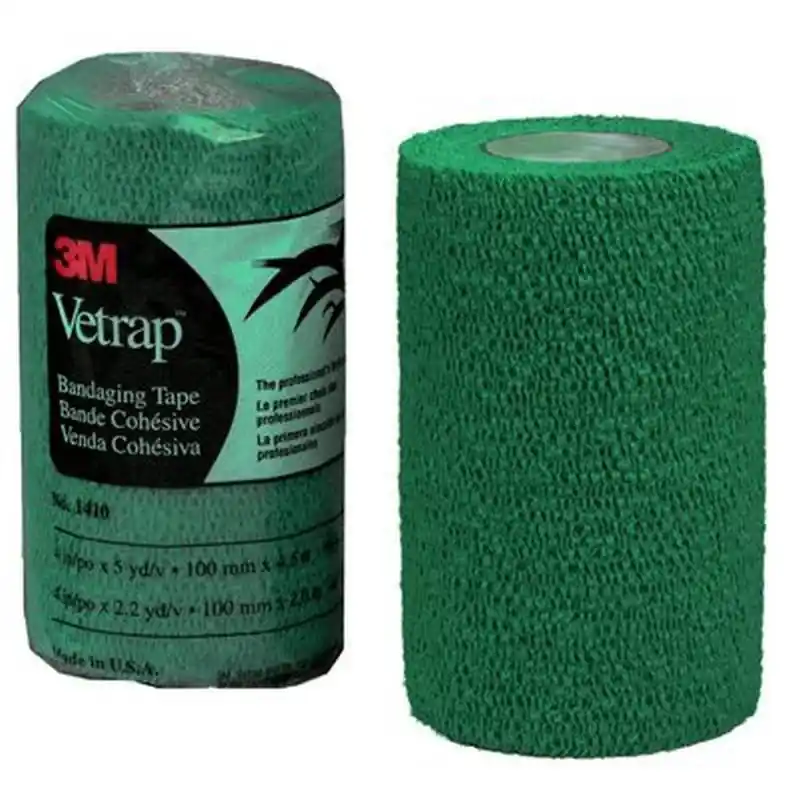 Vetrap Horse Bandaging Tape, Hunter Green, 4-in. X 5-yds.