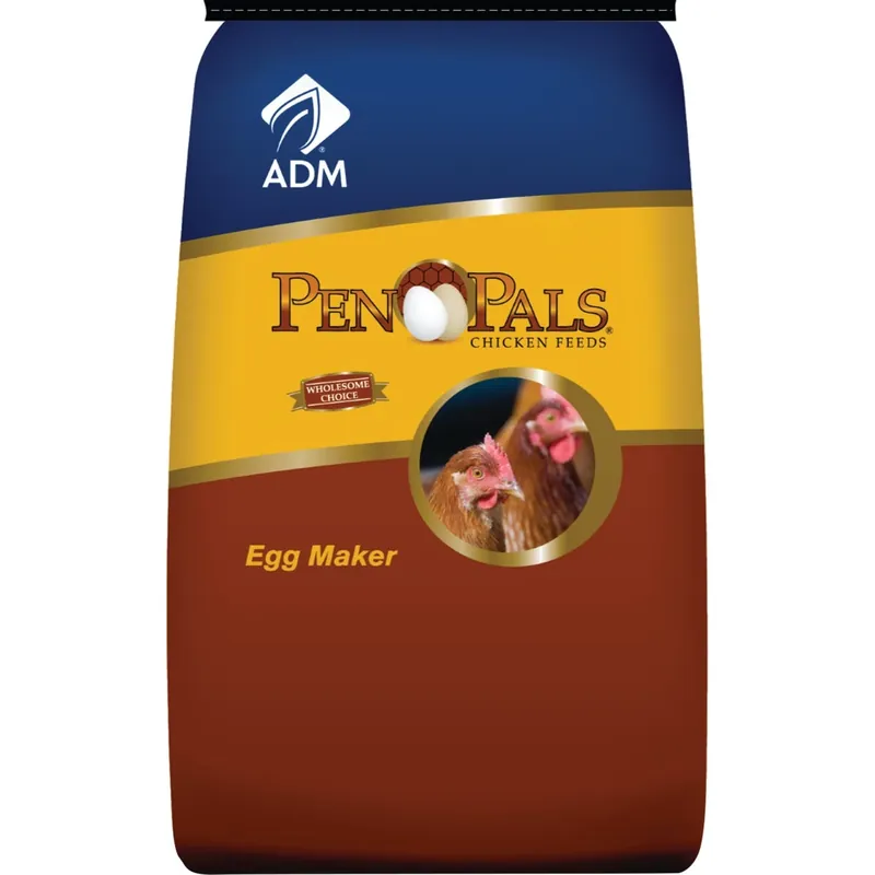 Pen Pals Chicken Feed, Egg Maker, Non-medicated, Pellet, 50-lbs.