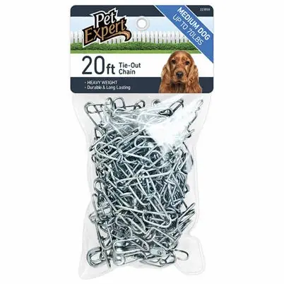 Tie Out Chain, Heavy-duty, 20-ft.