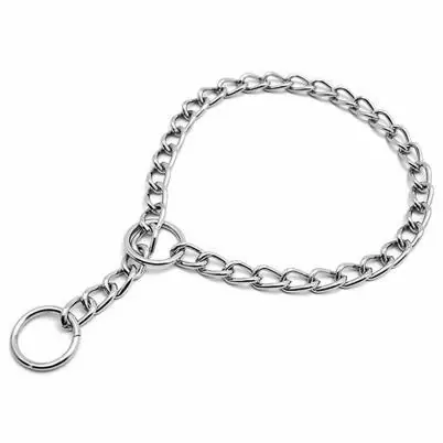 Dog Collar, Light Weight Chain, Toy Size, 14-in.