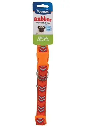 Dog Collar, Purple Star Pattern, Adjustable, 16-in. To 26-in.