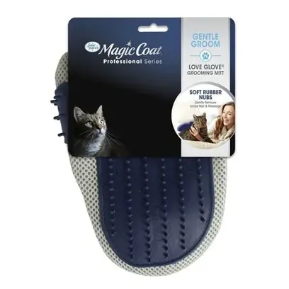 Love Glove Grooming Mitt For Cats - Purple Color