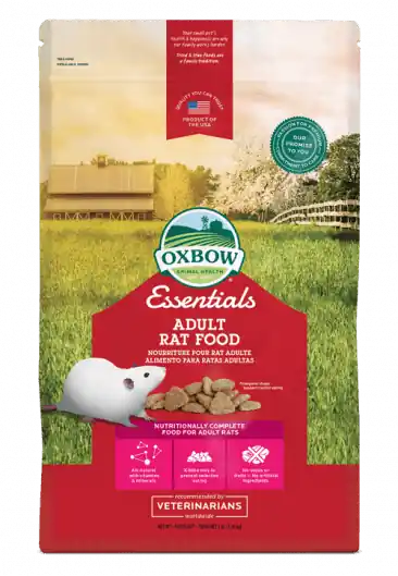 Oxbow Essentials Adult Rat Food, 3 Lbs.