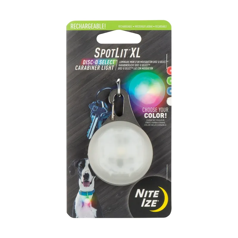 Spotlit Xl Rechargeable Pet Collar Light, Usb