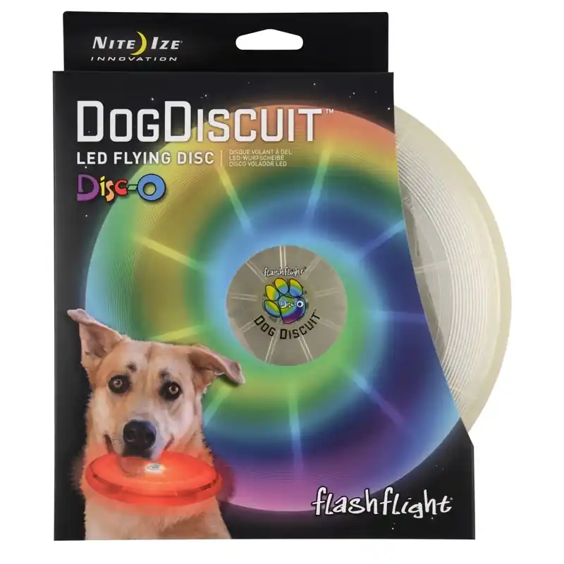 Flashflight Led Dog Discuit Frisbee - Model Ffdd-07-r8 - Assorted Colors