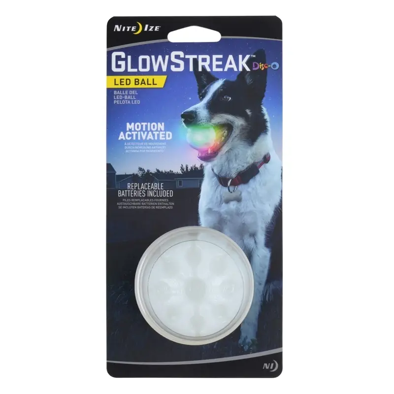 Glowstreak Color Changing Led Fetch Ball Dog Toy - Model Gsb-07-r7