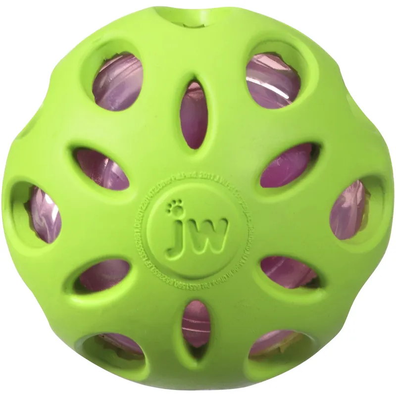 Crackle Heads Ball Dog Toy, Medium