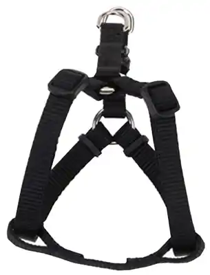 Adjustable Black Dog Harness, 1 X 26-38 Inches, Model 06945 A Blk40