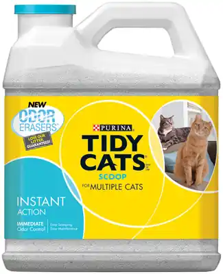 Instant Action Scoopable Cat Litter, 14 Lb Container, Non-clumping