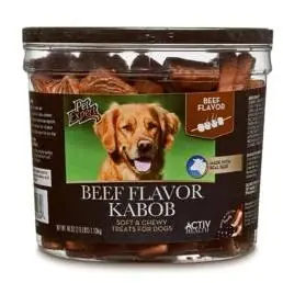Dog Treats, Beef Kabobs, 40-oz. Tub