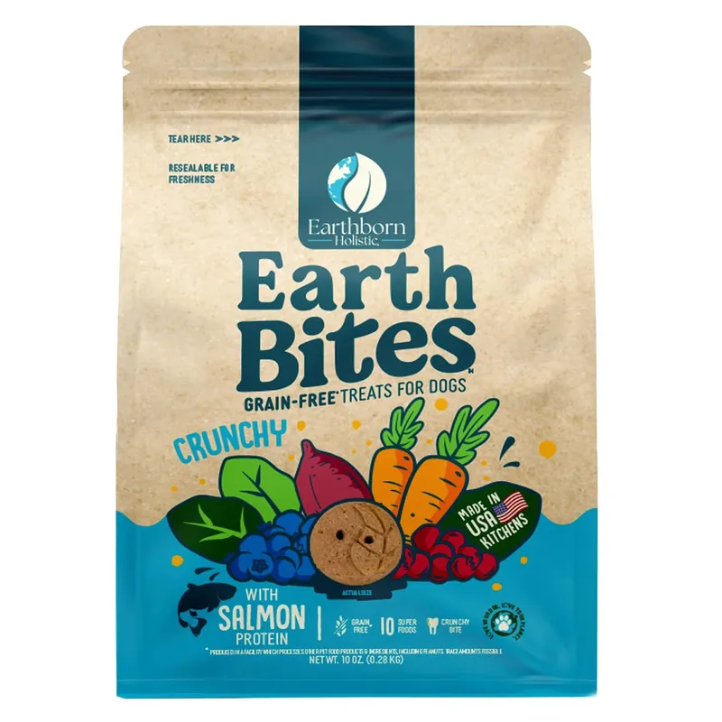 Earthbites Grain-free Salmon Chewy Treats 10 Ounces