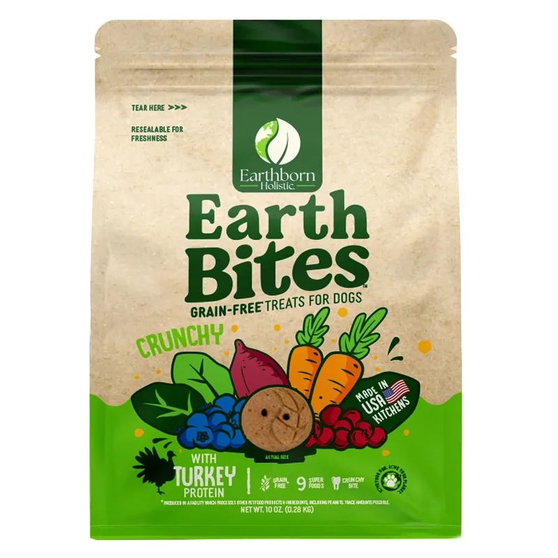 Earthbites Grain-free Turkey Dog Treats 10 Ounce Bag