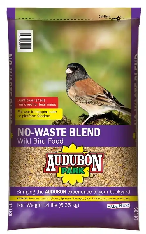 No Waste Blend Wild Bird Food, 14 Lb - Premium Seed Mix