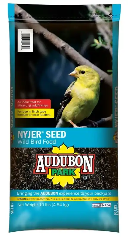12236 Premium Nyjer Seed Wild Bird Food, 10 Lb For Finches